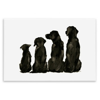 Stupell Industries Family Pet Silhouette Design, 15" x 10"