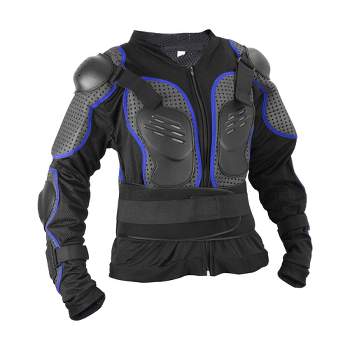 Unique Bargains Dirt Bike Motorcycle Riding Protective Full Body Armor Thorax Back Backbone Protector for Off-Road Cycling Blue Size XL