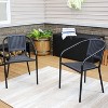 Sunnydaze Steel Frame and Polypropylene Seat and Back Aderes Outdoor Patio Arm Chair - image 2 of 4