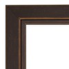 23" x 29" Non-Beveled Lara Bronze Wood Wall Mirror - Amanti Art: Modern Rectangular Design, Includes Wall Mounting Hardware - 3 of 4