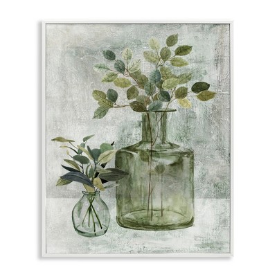 Stupell Industries Herbal Plants with Green Leaves, 11" x 14"