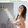 DOMETOUR 6 Spray Settings High Pressure Gold Shower Head, 5' Rain Fixed, Adjustable, Anti-Clog Nozzles, Low Flow, Easy Installation. - 2 of 4