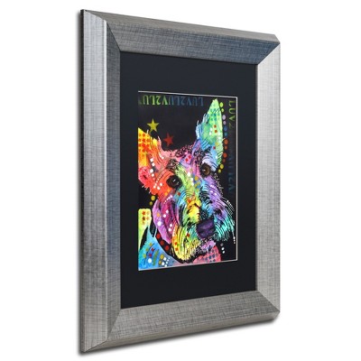 Trademark Fine Art -Dean Russo 'Scottish Terrier' Matted Framed Art