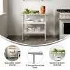 Flash Furniture Stainless Steel 18 Gauge Work Table with 2 Undershelves - NSF Certified - 3 of 4