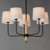 Maxim Lighting Bozeman 5 - Light Chandelier in  Natural Wood - 2 of 3