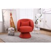 Swivel Accent Chair Armchair, Round Barrel Chair in Fabric for Living Room Bedroom - 2 of 4