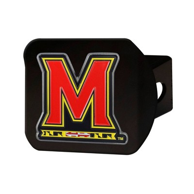 NCAA University of Maryland Terrapins Metal Emblem Hitch Cover - Black