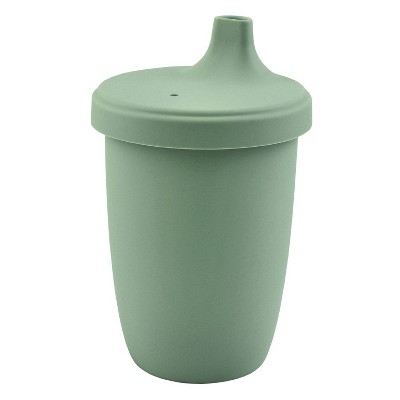 3-in-1 Silicone Toddler Sippy Cup w/ Straw & Lid in Sage | Bumkins