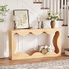 63 Inches Farmhouse Entryway Table,Console Table with Storage,Sofa Table Behind Couch,Narrow Entry Table for Hallway,Entrance,Foyer - 4 of 4