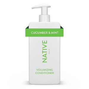 Native Vegan Cucumber & Mint Natural Volume Conditioner, Clean, Sulfate, Paraben and Silicone Free - 16.5 fl oz - 1 of 4