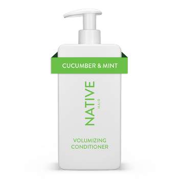 Native Vegan Cucumber & Mint Natural Volume Conditioner, Clean, Sulfate, Paraben and Silicone Free - 16.5 fl oz