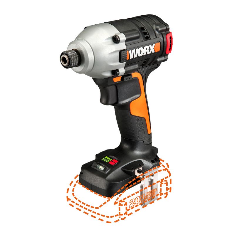Worx WX291L.9 20V Power Share Cordless Impact Driver (Tool Only), 1 of 11