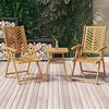 vidaXL Reclining Patio Chairs, 2 pcs Solid Wood, Acacia - 2 of 4