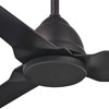 54" Minka Aire Modern Indoor Outdoor Ceiling Fan with Remote Control Coal Wet Rated for Patio Exterior Porch Gazebo Garage Barn - 3 of 4