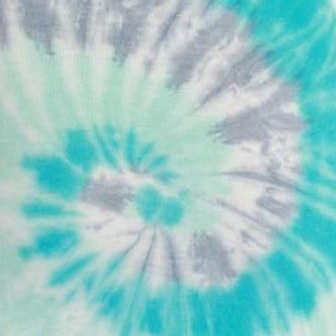 aqua turquoise grey tie dye
