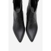 Elia - Black Leather Western Boot (Women) black cilt 8 Forever & Always Shoes US - 3 of 4