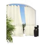 Escape Indoor/Outdoor Voile Grommet Top Blackout Curtain Panel by Outdoor Decor