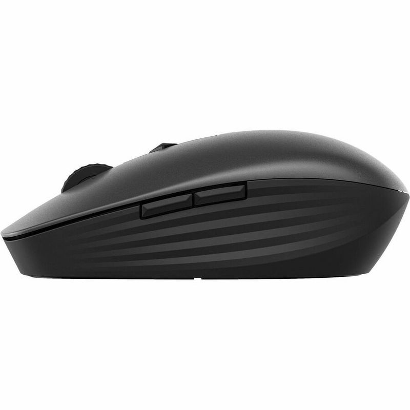 HP 710 Rechargeable Silent Mouse - Track-On-Glass - Wireless - Bluetooth - 2.40 GHz - Rechargeable - USB Type A - 3000 dpi - Tilt Wheel - 7 Button(s), 5 of 7