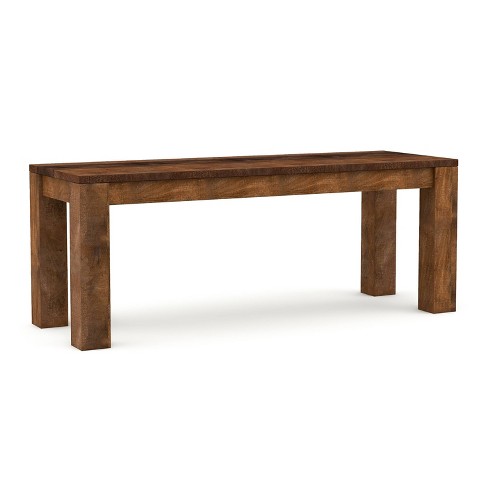 Natural dining bench hot sale