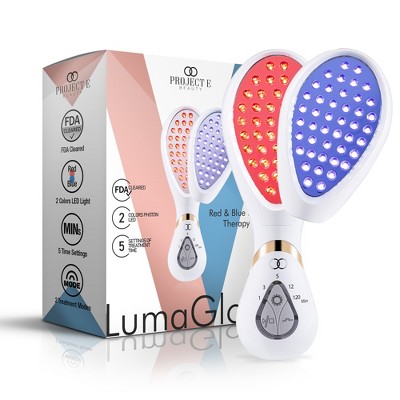 Project E Beauty LumaGlow Red & Blue LED Light Therapy Wand | Red Light Therapy For Face | Blue Light Therapy For Acne| FDA-Cleared