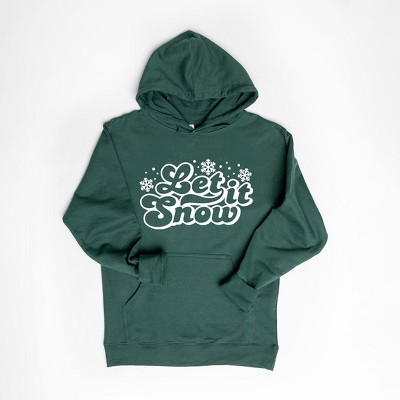 Simply Sage Market Women's Graphic Hoodie Retro Let It Snow