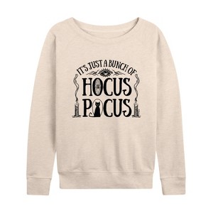 Women's - Hocus Pocus - It's Just a Bunch of Hocus Pocus Lightweight French Terry Slouchy - 1 of 4