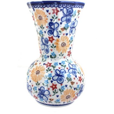 Blue Rose Polish Pottery Butterfly Vase : Target