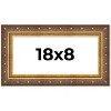 PosterPalooza | Panoramic Museum Gold Picture Frame - UV Acrylic, Foam Board Backing, Hanging Hardware - 2 of 4