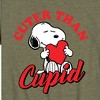 Boys' - Peanuts - Valentine's Cuter Than Cupid Short Sleeve Graphic T-Shirt - 2 of 4