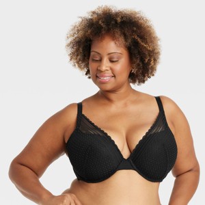 Women's Lace Plunge Push-Up Bra - Auden™ - 1 of 3
