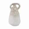 Modern Terracotta Vase - Handcrafted Decorative Amphora - Ceramic Accent for Home & Office Decor - Living Room, Bedroom, & Tabletop - 18" Ivory & Tan - 2 of 4
