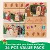 Joyfy 24 Pcs Christmas Cookie Gift Baking Box, Auto-Popup Treat Boxes with Window and Tags, Xmas Treat Boxes Containers for Cookies & Holiday Baking - 2 of 4