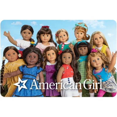 American girl cheap doll gift certificate