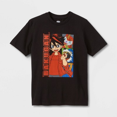 Boys' Bakugan Short Sleeve Graphic T-Shirt - Charcoal Gray