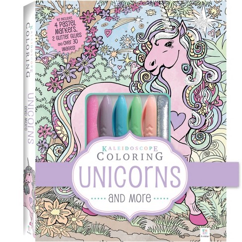 Kaleidoscope Coloring Kit: Unicorns and More - Hinkler Books