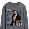 Men's - Star Wars - Obiwan Kenobi Collage Long Sleeve Graphic T-Shirt - 2 of 4