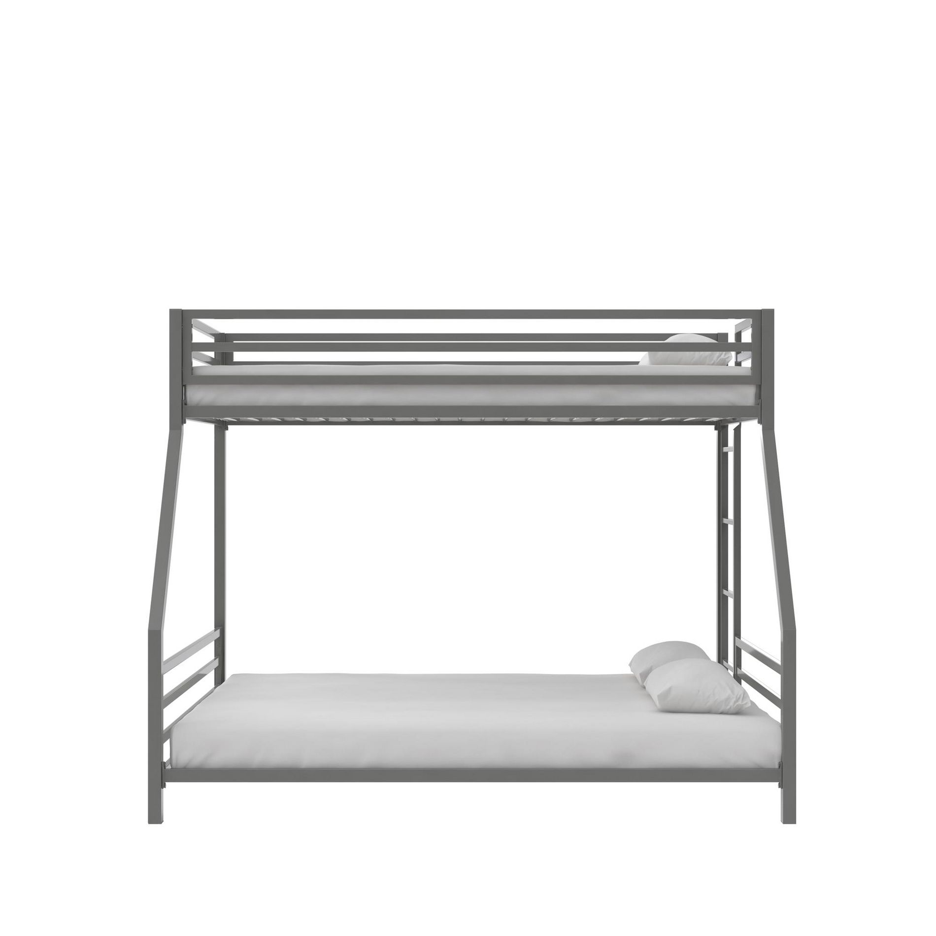 Signature Sleep Coen Metal Bunk Bed, Twin over Full, Silver