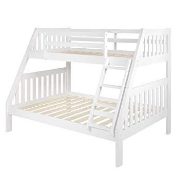 Donco Kids Austin Mission Twin Over Full White Bunkbed