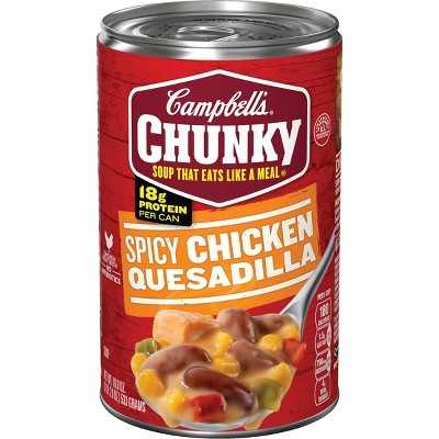 Campbell's Chunky Spicy Chicken Quesadilla Soup - 18.8oz