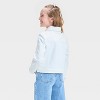 Girls' Denim Jacket - Cat & Jack™ White - image 2 of 3