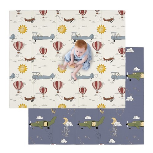 Jumpoff Jo 77 x 70 Waterproof Foam Padded Baby Play Mat Extra Large Oh Deer | Target