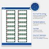 Avery Labels, 1" x 2-5/8", Silver-Green Plaid, Matte, 160ct - 3 of 4