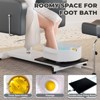 Reclining Pedicure Chair with Hydraulic Lift, Stool, Footrest & Massage Basin, Adjustable Pedicure Unit Station, 360 Swivel Spa Station Pedi Chair - 2 of 4