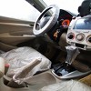 Unique Bargains Plastic Seat & Steering Wheel Hand Brake Shift Knob Cover Set for Car White - 4 of 4