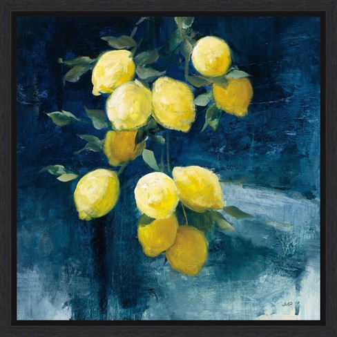 Amanti Art Lemon Grove I by Julia Purinton Canvas Wall Art Print Framed 16 x 16-in. - image 1 of 4