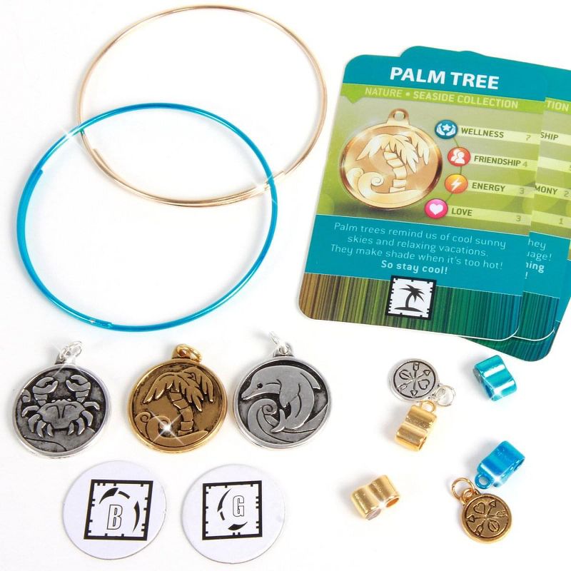 Nerd Block Charmazing Let’s Get Started Charm Bracelet Craft Kit - Crab/ Palm Tree/Dolphin, 3 of 4