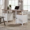 Cottage Road Desk with Drawers White - Sauder: Laminated Executive Workstation, 5 Year Warranty - 2 of 4