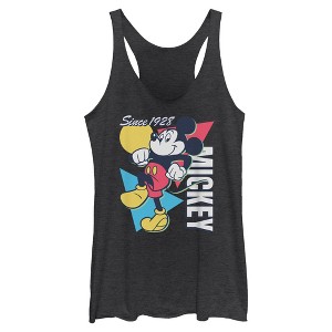 Womens Mickey & Friends Since 1918 Retro Racerback Tank - 1 of 4