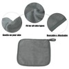 Unique Bargains Reusable Washable Makeup Removal Cleaning Cloth 8''x8'' 2pcs - 3 of 4