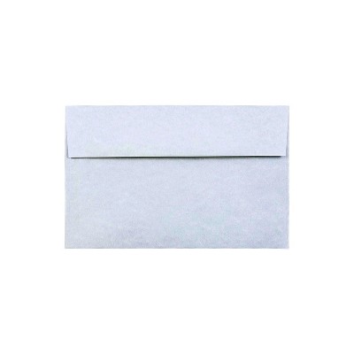 JAM Paper A10 Parchment Invitation Envelopes 6 x 9.5 Blue Recycled Bulk 250/Box (10486H)